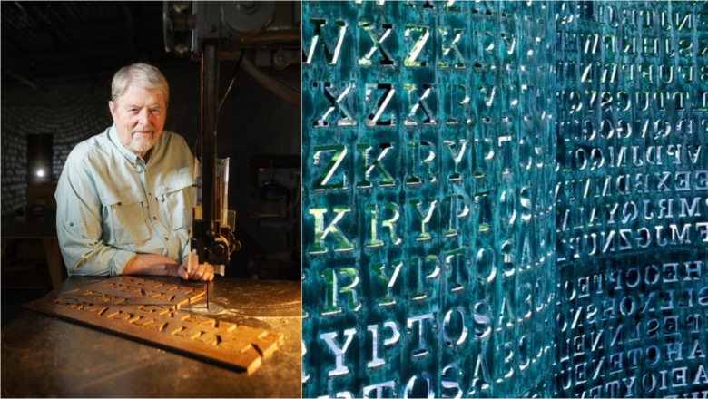 Jim Sanborn / sculptura Kryptos de la sediul CIA