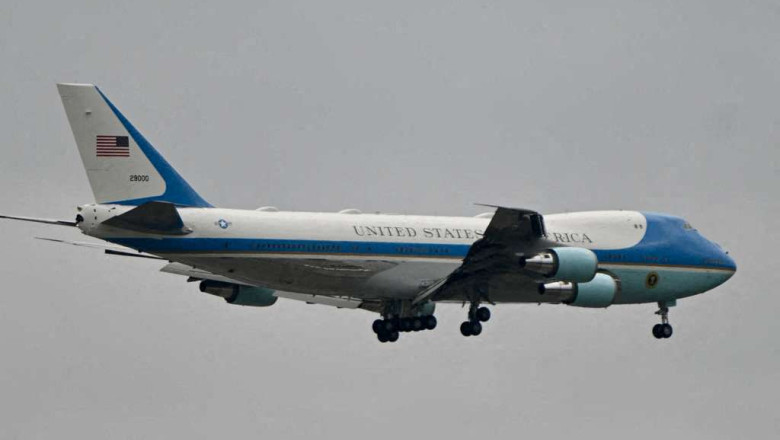 US President Donald Trump arrives in Alaska for summit with Putin over ending war in Ukraine