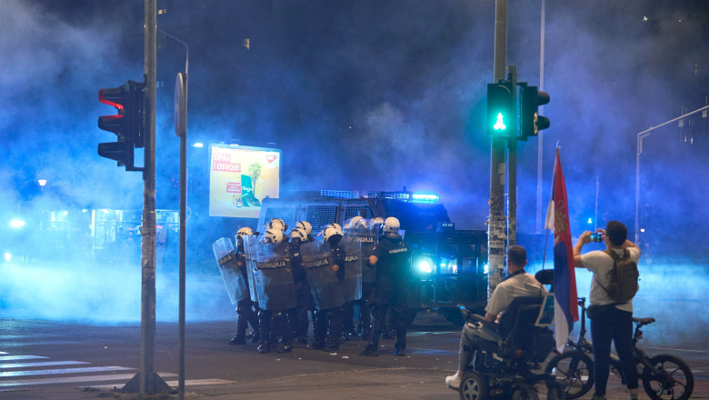Antigovernment Protest In Belgrade, Vojvodina Province, Serbia - 16 Aug 2025