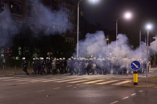 Antigovernment Protest In Belgrade, Vojvodina Province, Serbia - 16 Aug 2025