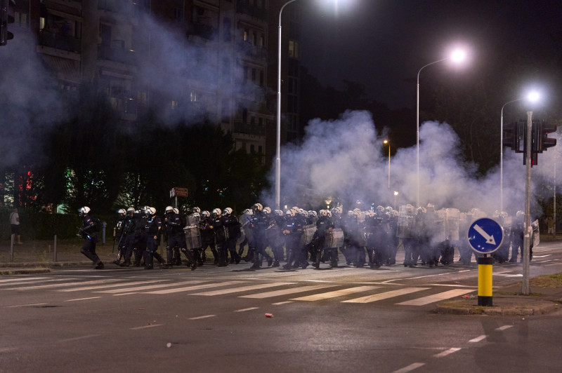 Antigovernment Protest In Belgrade, Vojvodina Province, Serbia - 16 Aug 2025