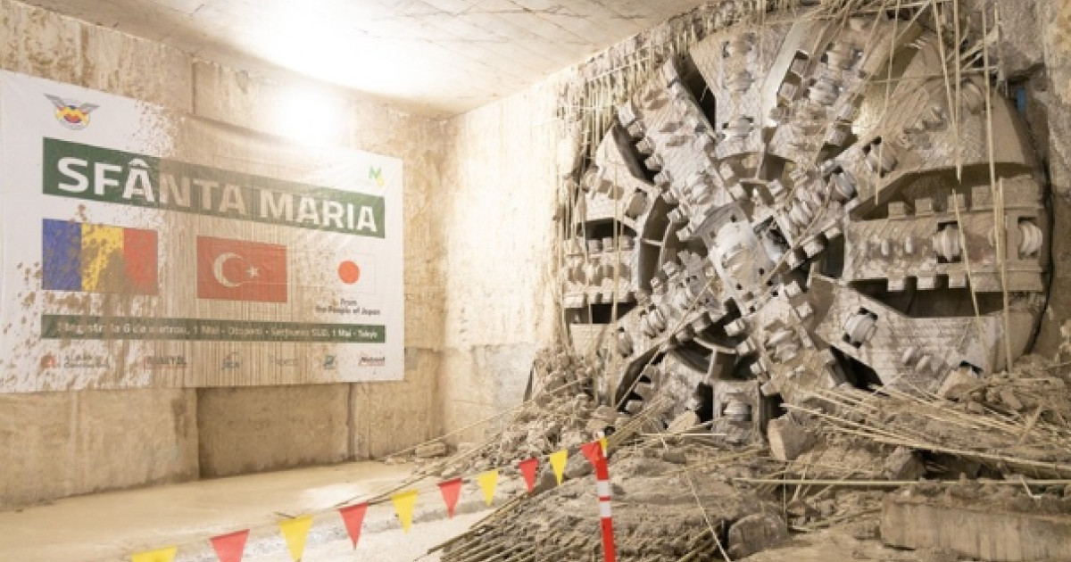 Metrorex finalizează primul segment de tunel pentru Aeroport Băneasa