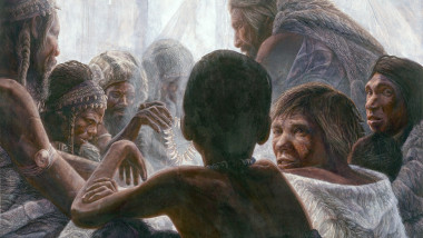 Neanderthals with modern humans