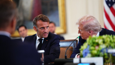 President Donald Trump Hosts Multilateral Meeting With European Leaders At The White House - 18 Aug 2025