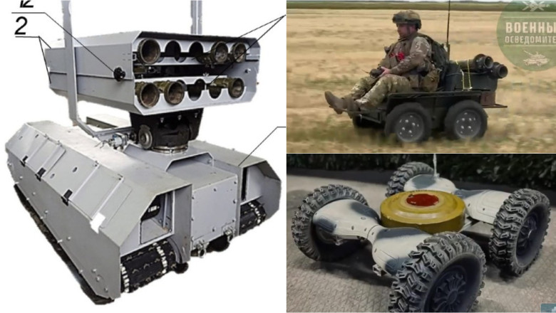 drone terestre folosite de armata rusă în Ucraina