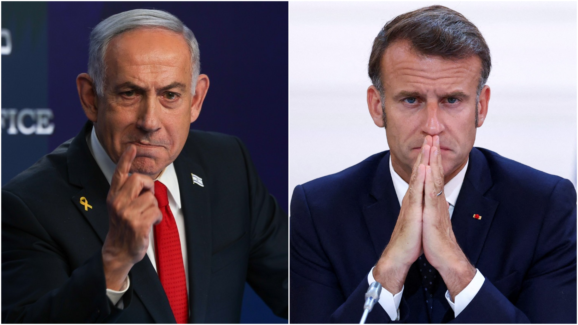 Benjamin Netanyahu îl acuză pe Emmanuel Macron că „alimentează focul antisemit” și îi dă un ultimatum