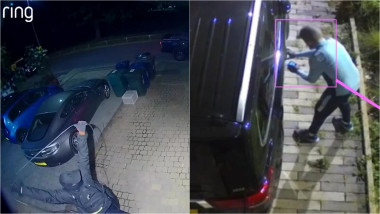 hoți filmați în timp ce încearcă să fure mașini scumpe