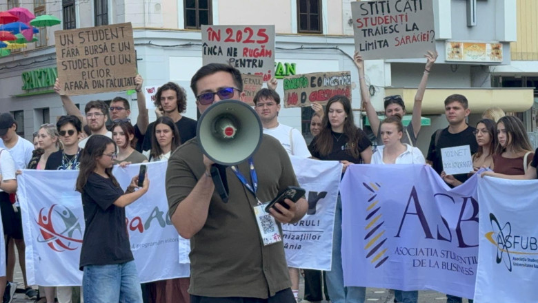 protest studenti timisoara