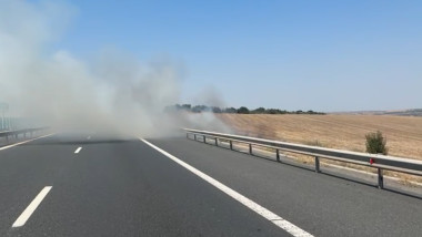incendiu vegetatie autostrada soarelui