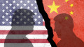 USA and China trade war. China and United States of America trade, duty, tariffs war