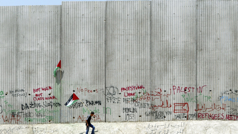 Protest against Israel's wall