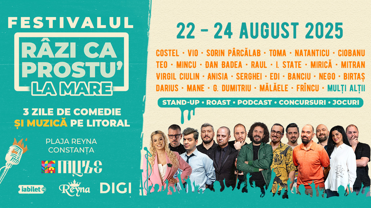 (P) Constanța devine capitala comediei și muzicii live în acest august
