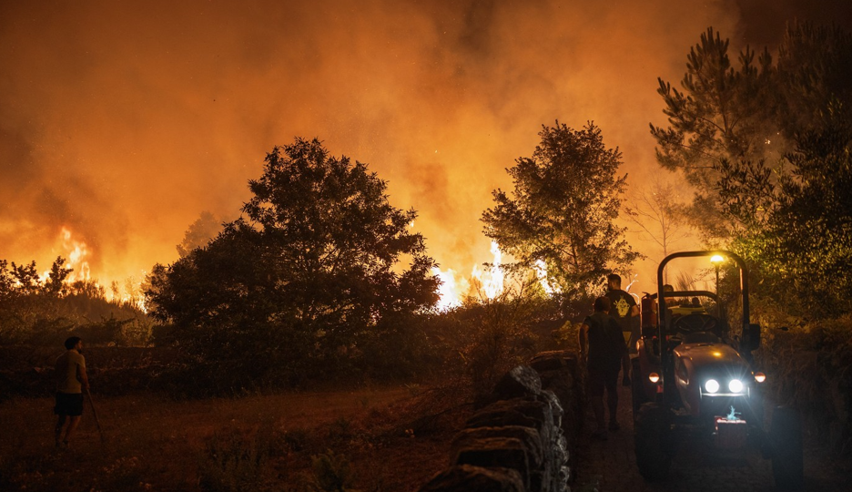 Incendiile de pădure au devastat o suprafaţă-record de 64.000 de hectare în centrul Portugaliei