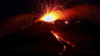 Etna erupție