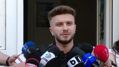politist atac livrator