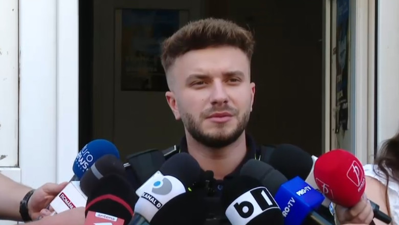 politist atac livrator