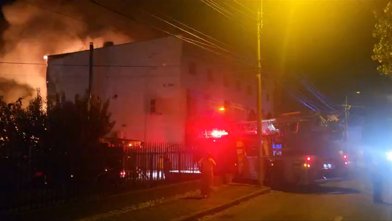 incendiu la restaurant galați