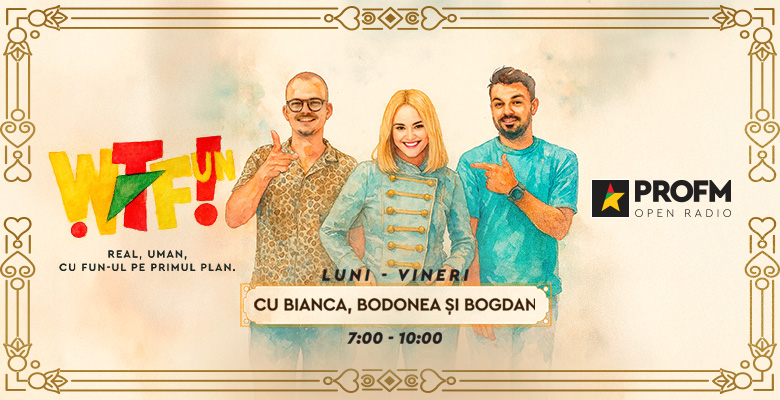 Din această toamnă, WTFun își reia locul în grila PRO FM, cu Bianca, Bodonea și Bogdan
