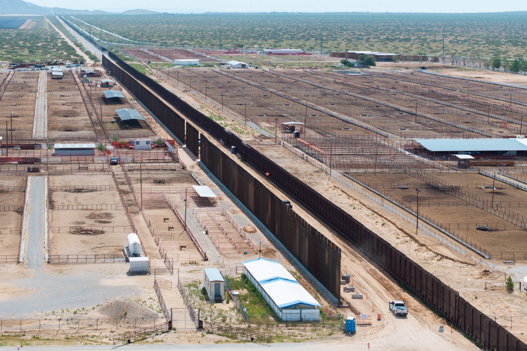 Zidul de la granița SUA-Mexic se extinde în Big Bend. Administrația Trump a început construcția în vestul Texasului