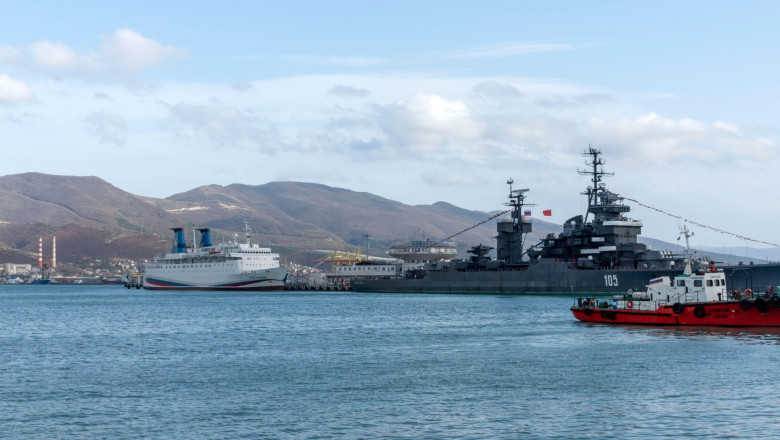 Imagine din portul Novorossiisk