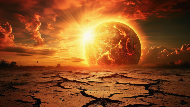 ilustrație catastrofă climatică