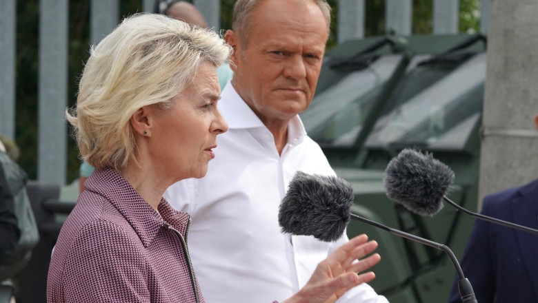 „Putin este un prădător”: Ursula von der Leyen, mesaj dur de la granița Poloniei cu Belarus