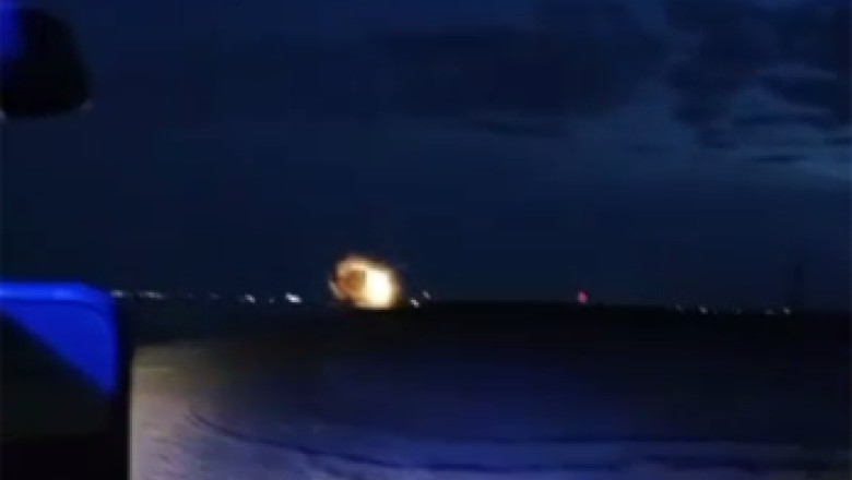 VIDEO  Alertă pe litoral: O mină marină a fost adusă de valuri la Vadu