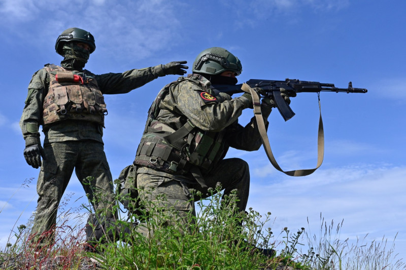 Naval Infantry Training In Murmansk Region, Russia