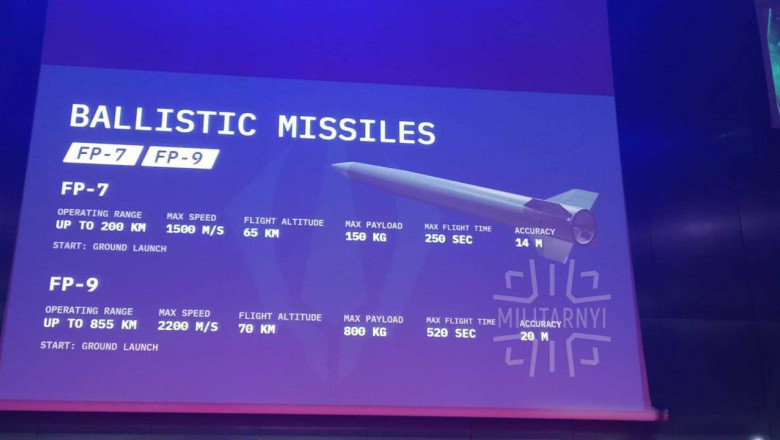 Noile rachete balistice dezvoltate de Ucraina: FP-7 cu o rază de 200 km, iar FP-9 poate lovi la peste 800 km