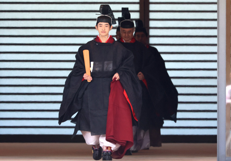 Prince Hisahito's coming-of-age ceremony