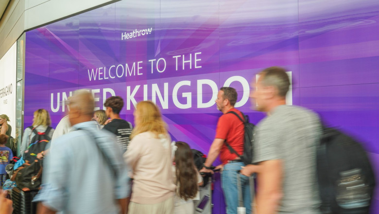 UK Visa applications falls, Heathrow, London, United Kingdom - 30 Aug 2025