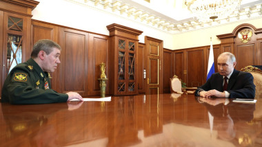 Russian President Putin Meets With Russia Armed Forces Chief Gerasimov
