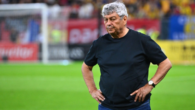 mircea lucescu la marginea terenului