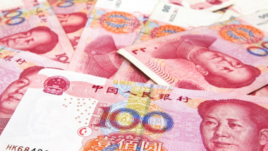 Chinese yuan money 100 banknotes
