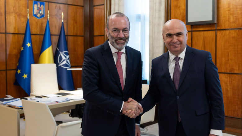 Ilie Bolojan s-a întâlnit cu președintele PPE, Manfred Weber. Ce au discutat cei doi oficiali