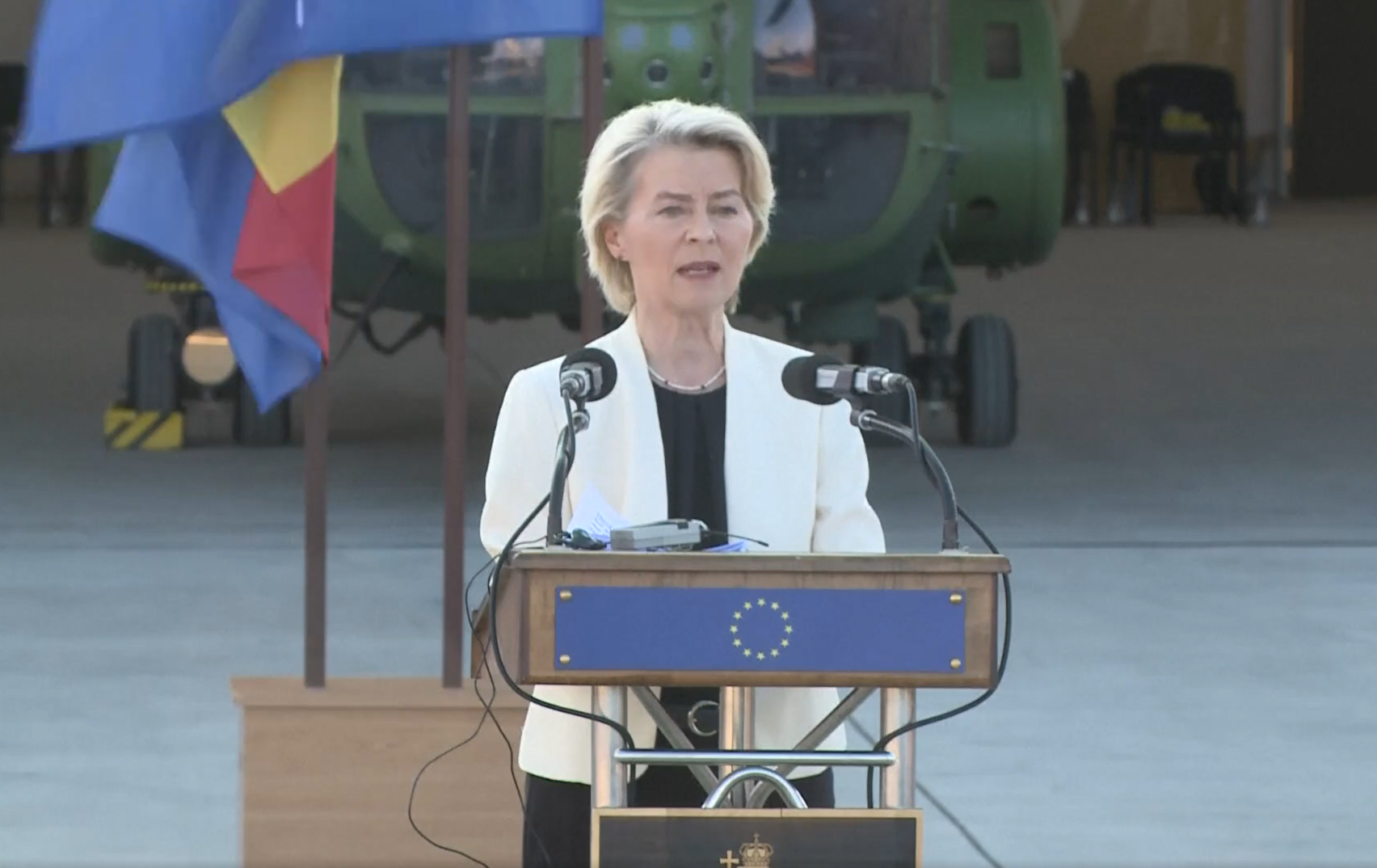 Ursula Von de Leyen, despre achizițiile UE în Apărare: România poate fi inclusă în scutul estic. Sunt create locuri de muncă bune