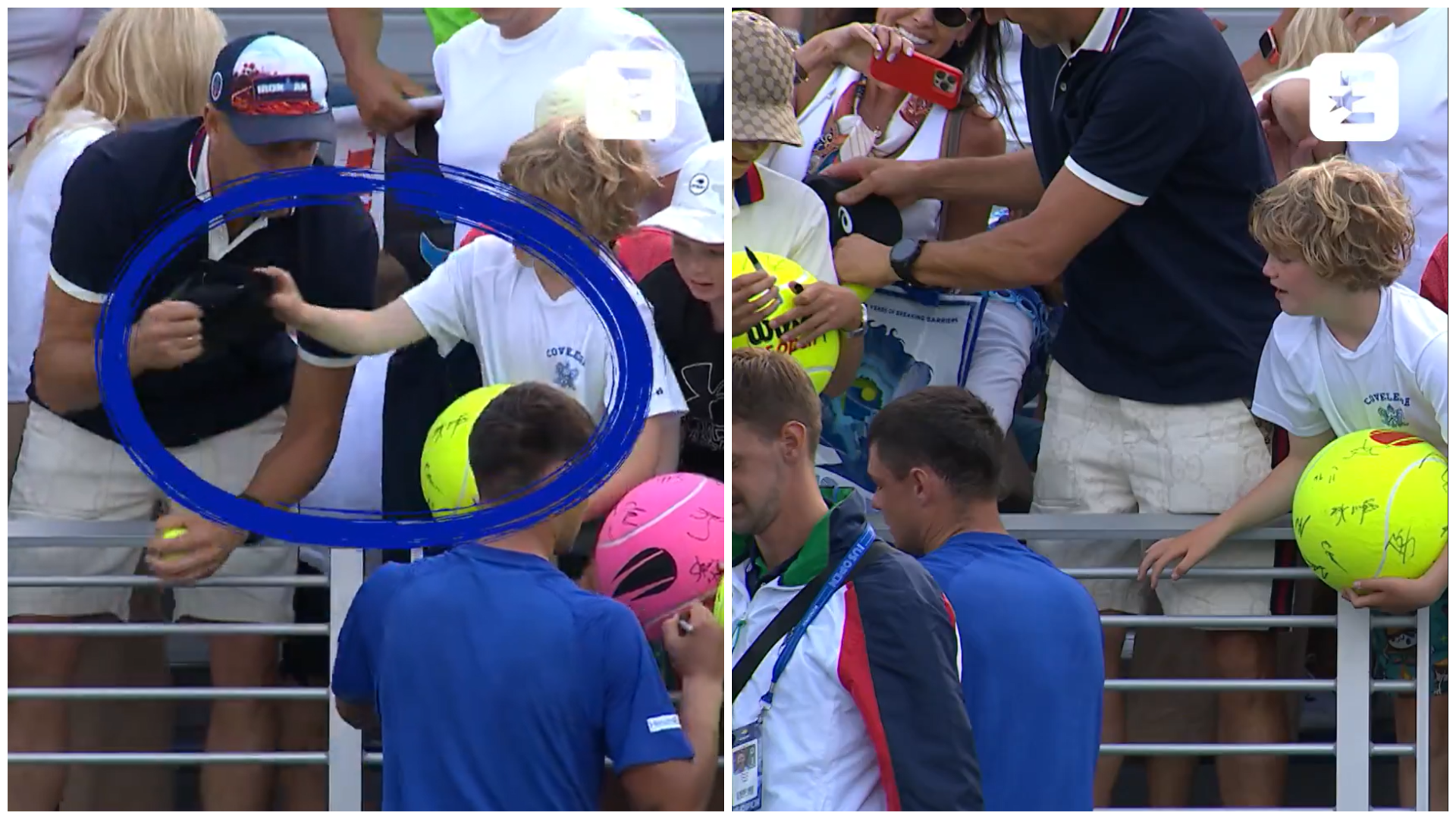Momentul în care un CEO polonez smulge șapca destinată unui copil la US Open. „A fost o greșeală uriașă”