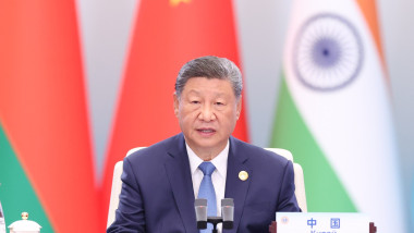 (SCO Tianjin Summit) CHINA TIANJIN XI JINPING SCO PLUS MEETING (CN)