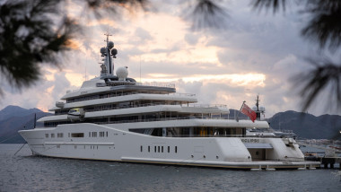 Roman Abramovich's yacht, Eclipse, Marmaris, Turkey - 14 Jan 2025