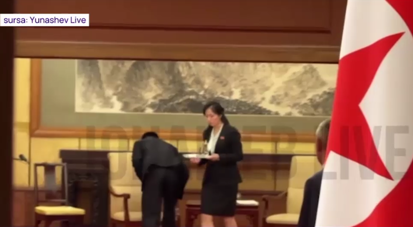 Toate obiectele atinse de Kim Jong-un în China, curățate imediat după folosire de echipa de securitate
