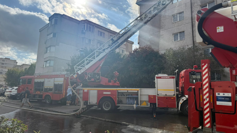 incendiu mansarda constanta