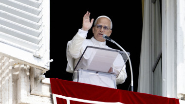 Pope Leo XIV Leading The Angelus Prayer On His 70Th Birthday - Vatican
