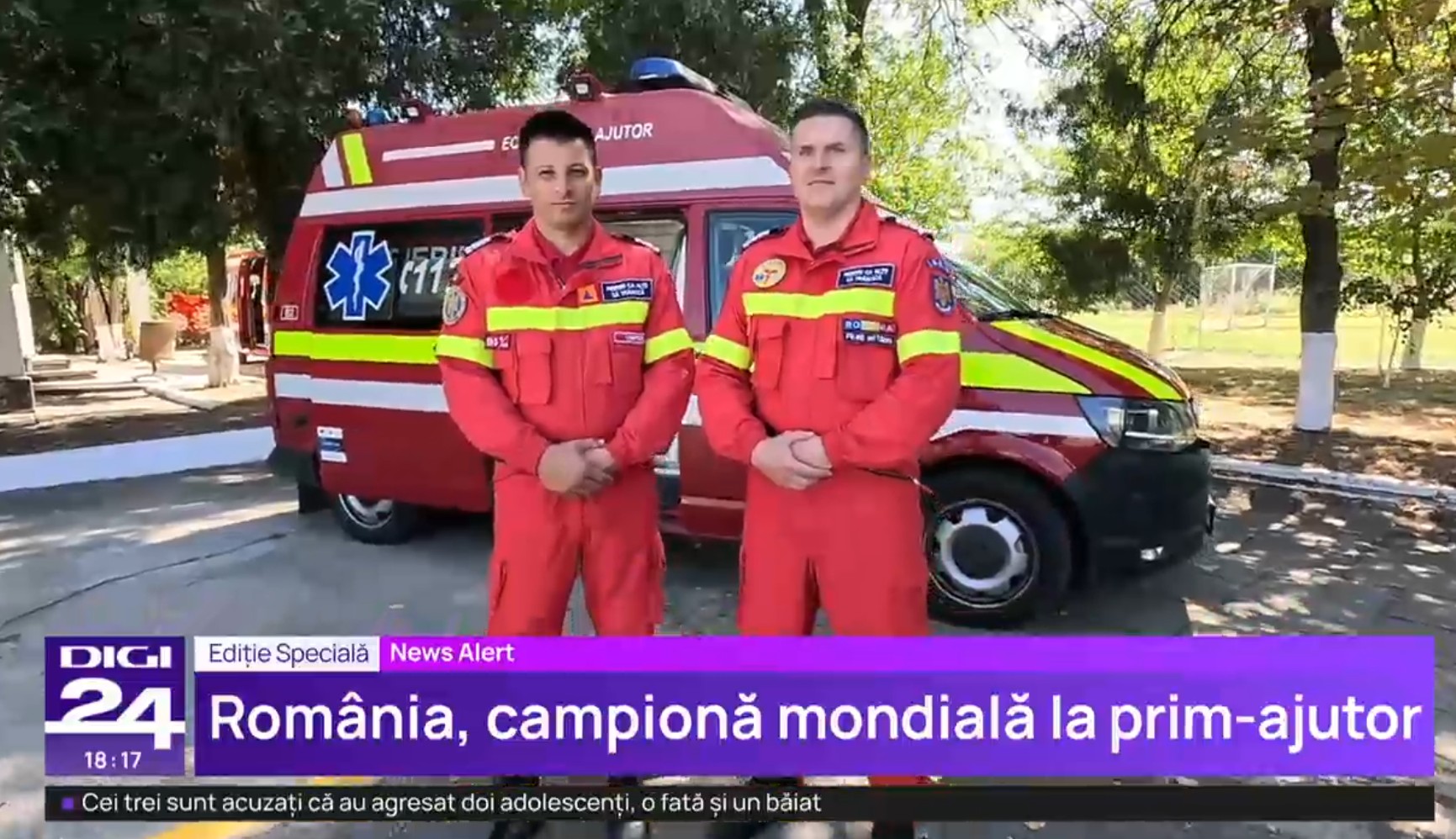 România este campioană mondială la prim-ajutor. Cine sunt paramedicii care de 17 ani fac echipă ca să salveze vieți