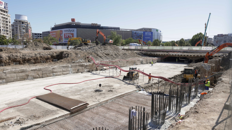 BUCURESTI - PRIMAR SECTOR 4 - SANTIER PLANSEUL UNIRII - 28 AUG 2