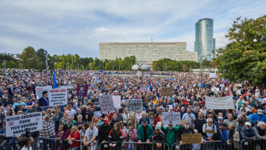 demonstrace proti návrhu nového konsolidačního balíčku, Bratislava