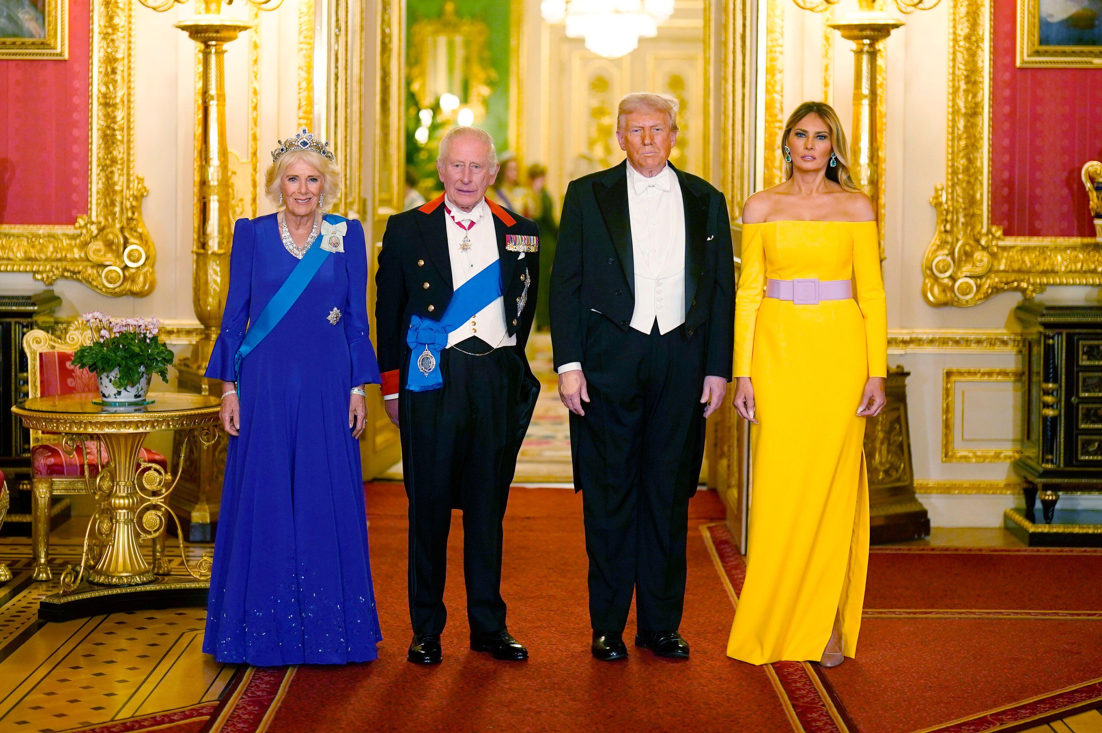 Banchet fastuos, la Windsor, pentru a onora vizita lui Donald Trump. Președintele american: „SUA și UK sunt ca două note într-un acord”