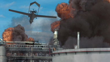 Rafinărie rusă atacată de dronă