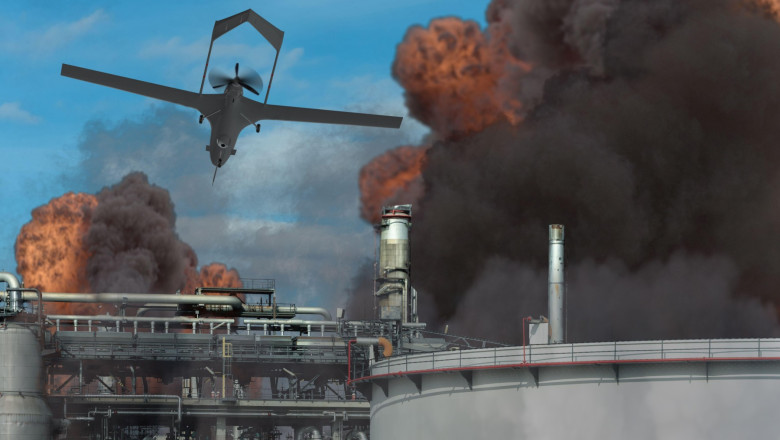 Rafinărie rusă atacată de dronă