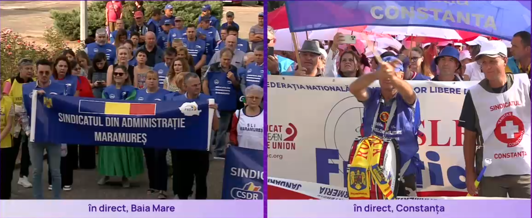 Măsurile de austeritate ale Guvernului scot sindicaliștii din țară în stradă. Este a treia zi de proteste și haos în Educație