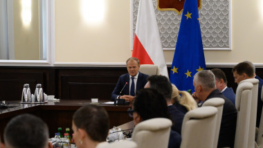 Extraordinary Government Cabinet Meeting Following Drones Downing In Polish Airspace, Warsaw, Poland - 10 Sep 2025
